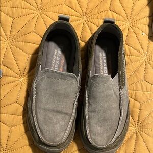 Skechers Men's Olive Slip-On Loafers